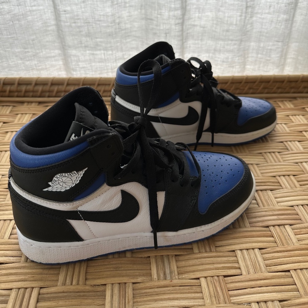 royal blue and white dunks